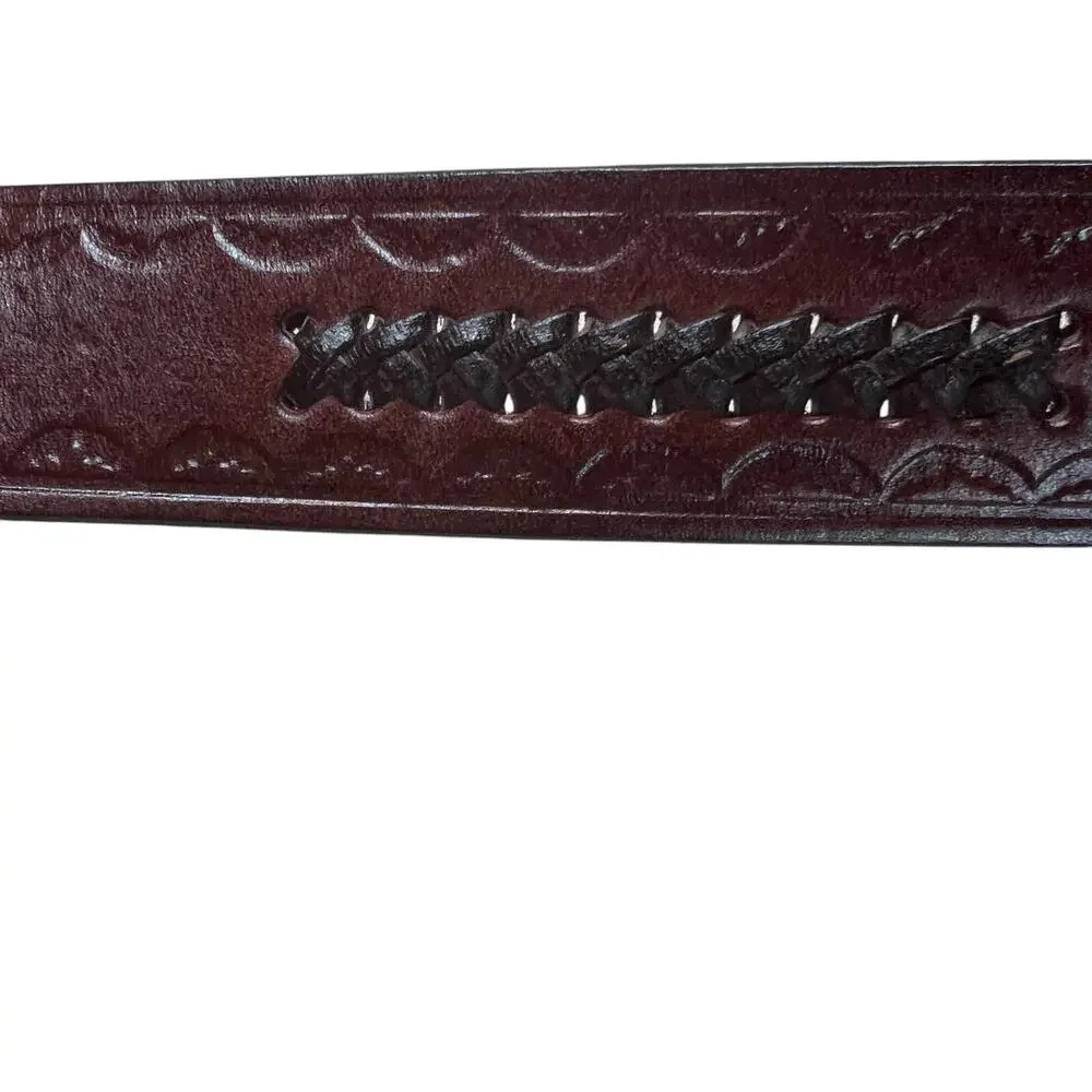 Mexican Scorpion Alacran Charro Cowboy Belt Buckle Leather Braided Made n Mexico - Picture 7 of 9